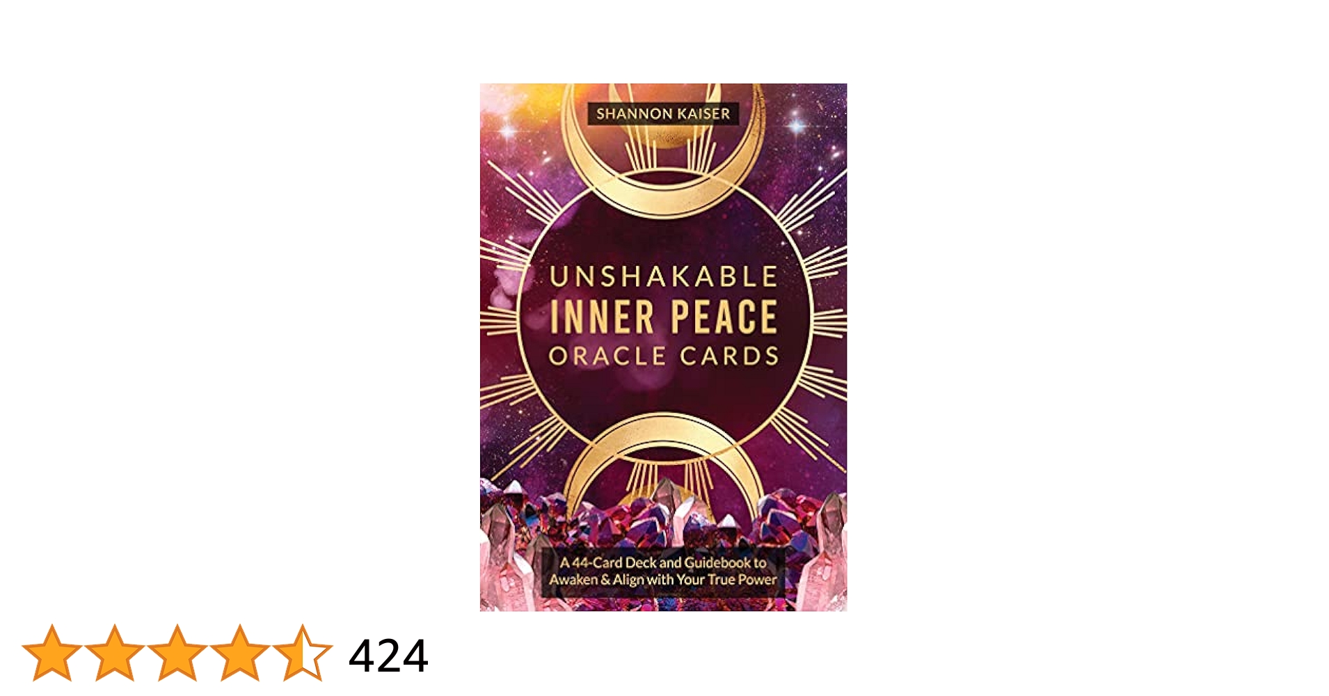 Amazon.co.jp: Unshakable Inner Peace Oracle Cards: A 44-card